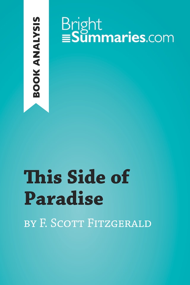 Buchcover für This Side of Paradise by F. Scott Fitzgerald (Book Analysis)