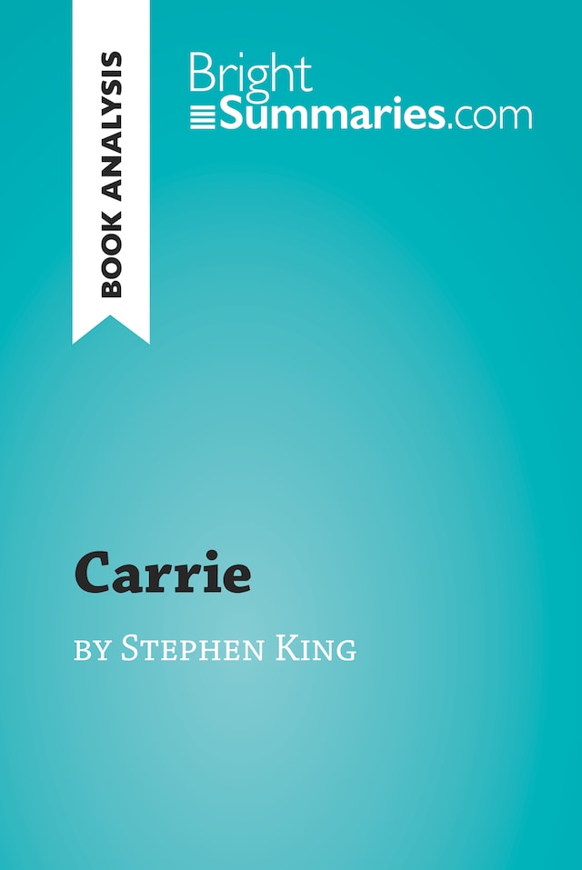 Boekomslag van Carrie by Stephen King (Book Analysis)