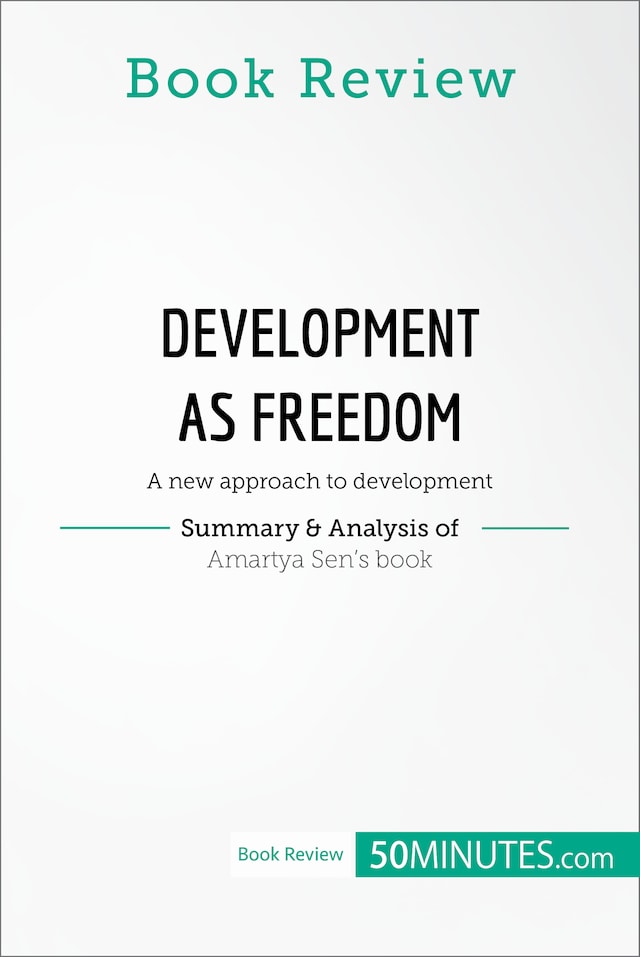 Buchcover für Book Review: Development as Freedom by Amartya Sen