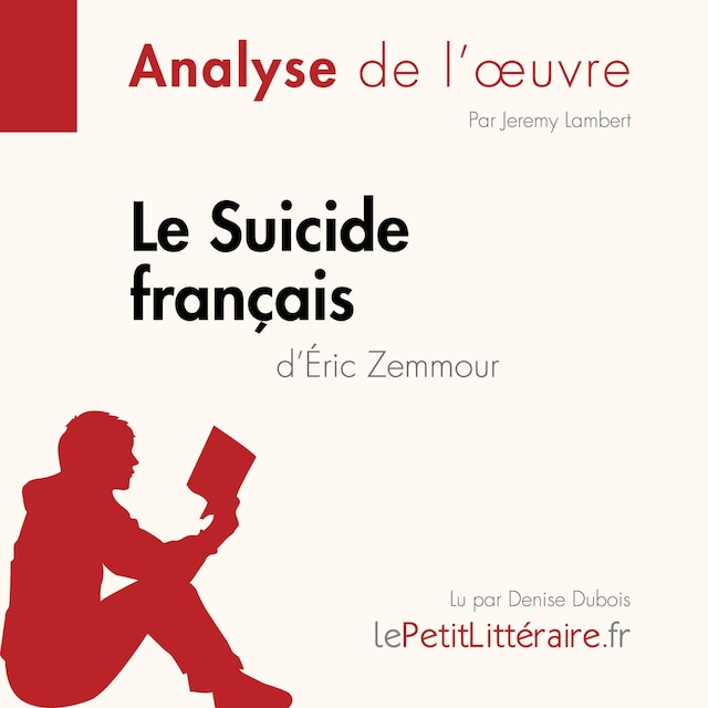 Buchcover für Le Suicide français d'Éric Zemmour (Fiche de lecture)