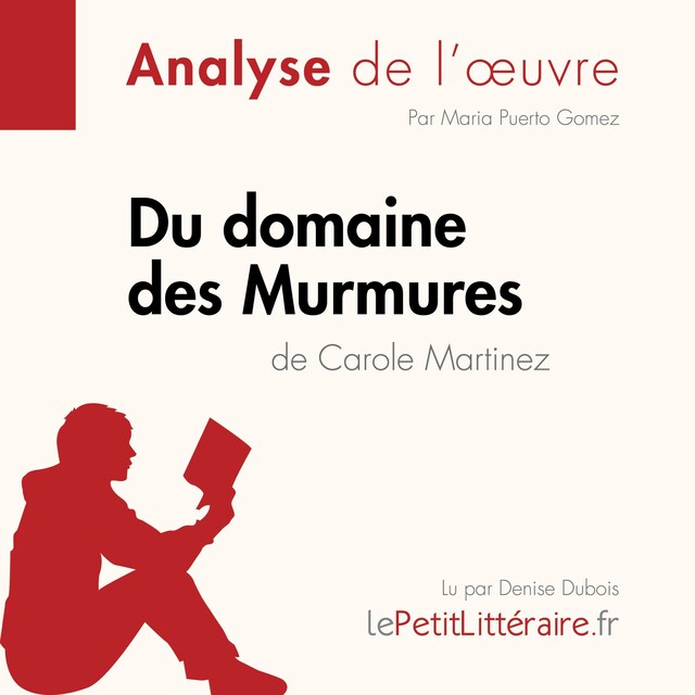 Book cover for Du domaine des Murmures de Carole Martinez (Analyse de l'œuvre)