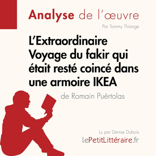 Boekomslag van L'Extraordinaire Voyage du fakir qui était resté coincé dans une armoire IKEA de Romain Puértolas (Analyse de l'oeuvre)