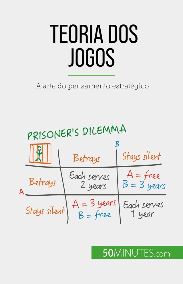 Book cover for Teoria dos jogos