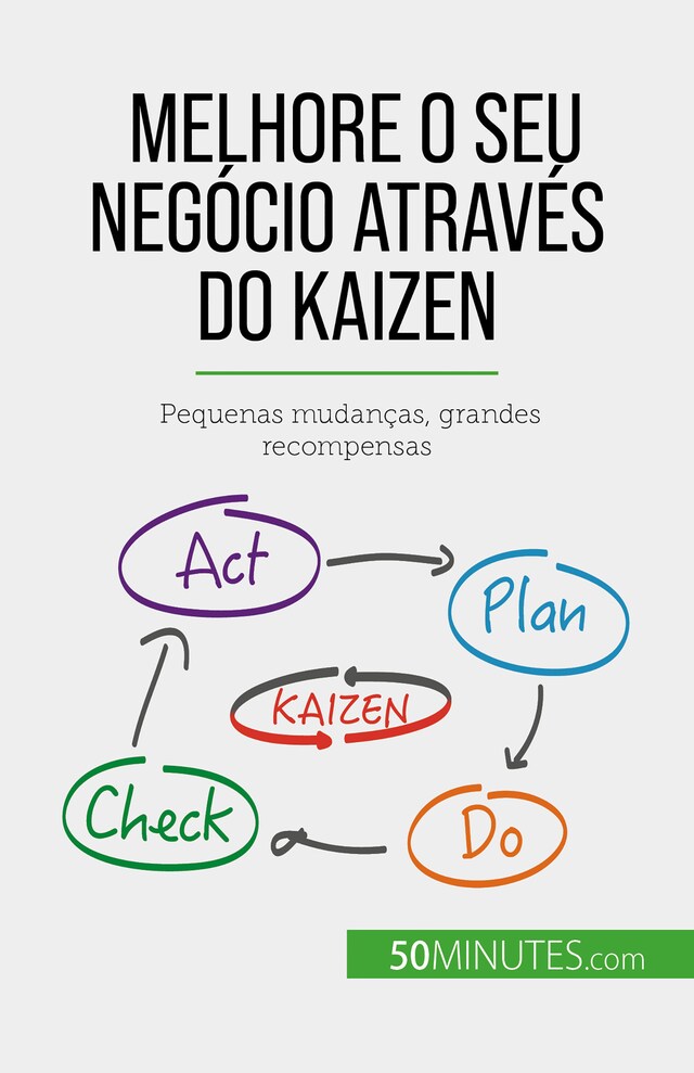 Okładka książki dla Melhore o seu negócio através do Kaizen