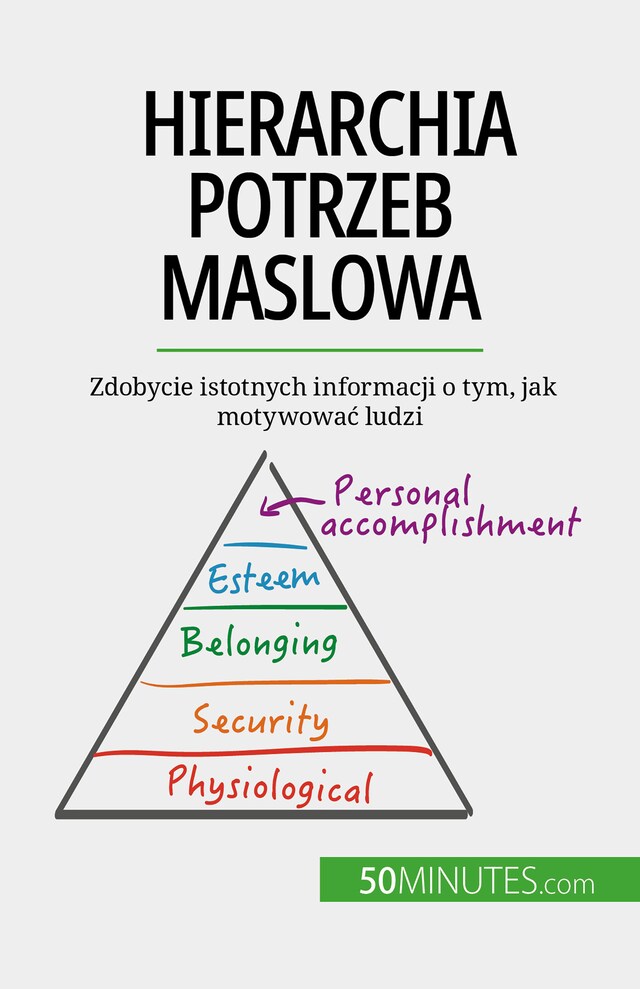 Boekomslag van Hierarchia potrzeb Maslowa