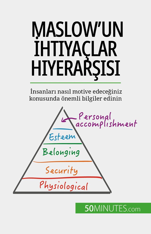 Okładka książki dla Maslow'un İhtiyaçlar Hiyerarşisi