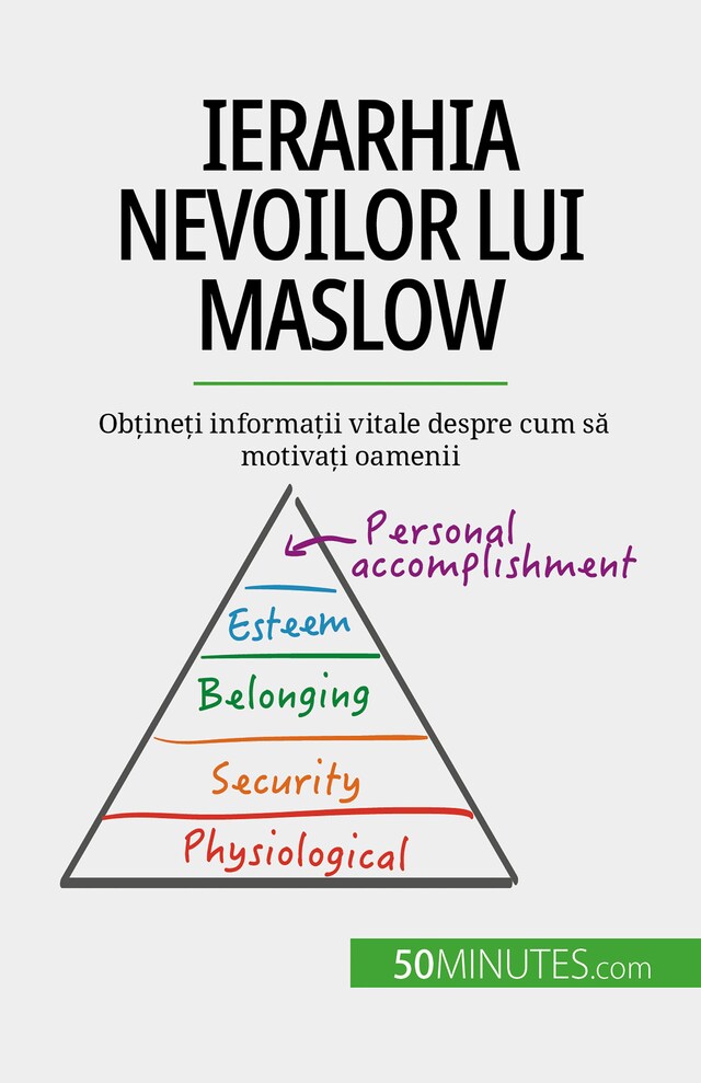 Boekomslag van Ierarhia nevoilor lui Maslow