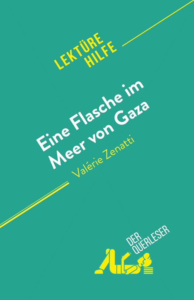 Boekomslag van Eine Flasche im Meer von Gaza