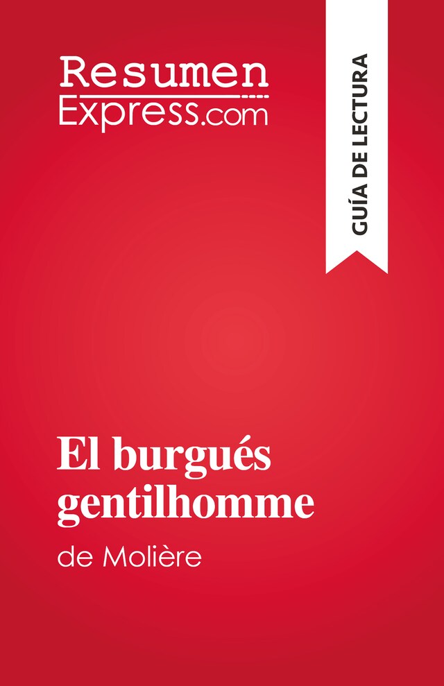 Book cover for El burgués gentilhomme