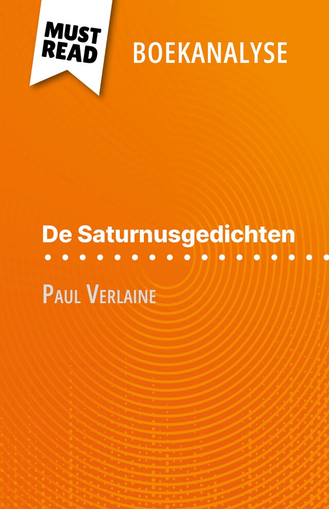 Kirjankansi teokselle De Saturnusgedichten van Paul Verlaine (Boekanalyse)