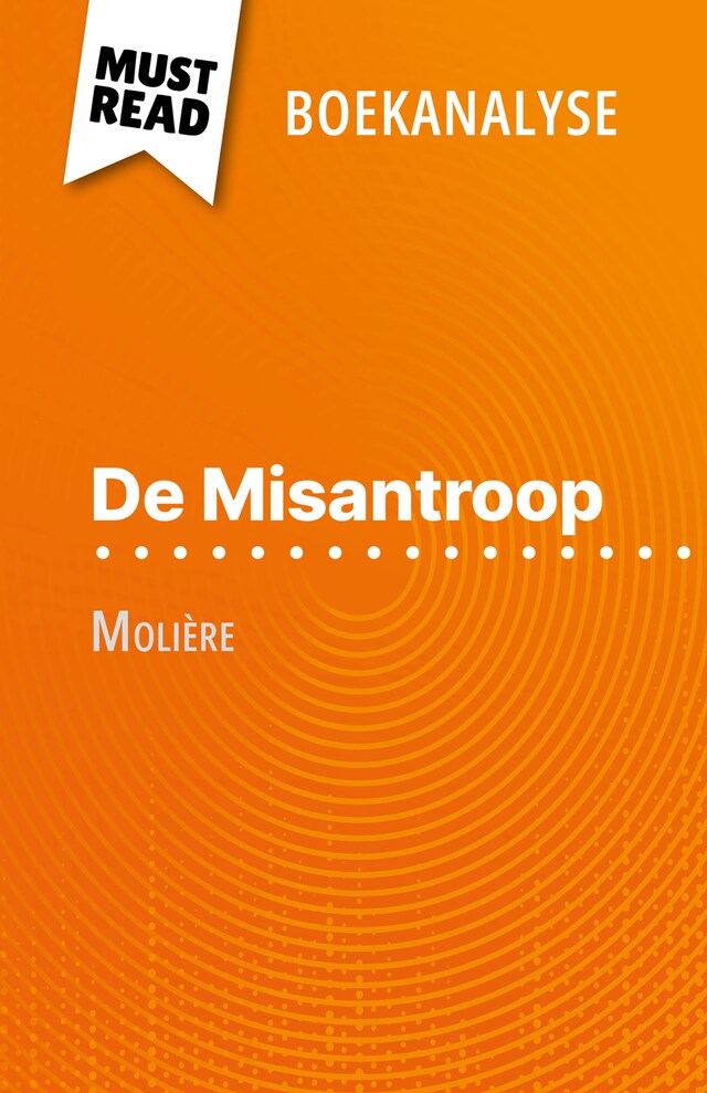 Book cover for De Misantroop van Molière (Boekanalyse)