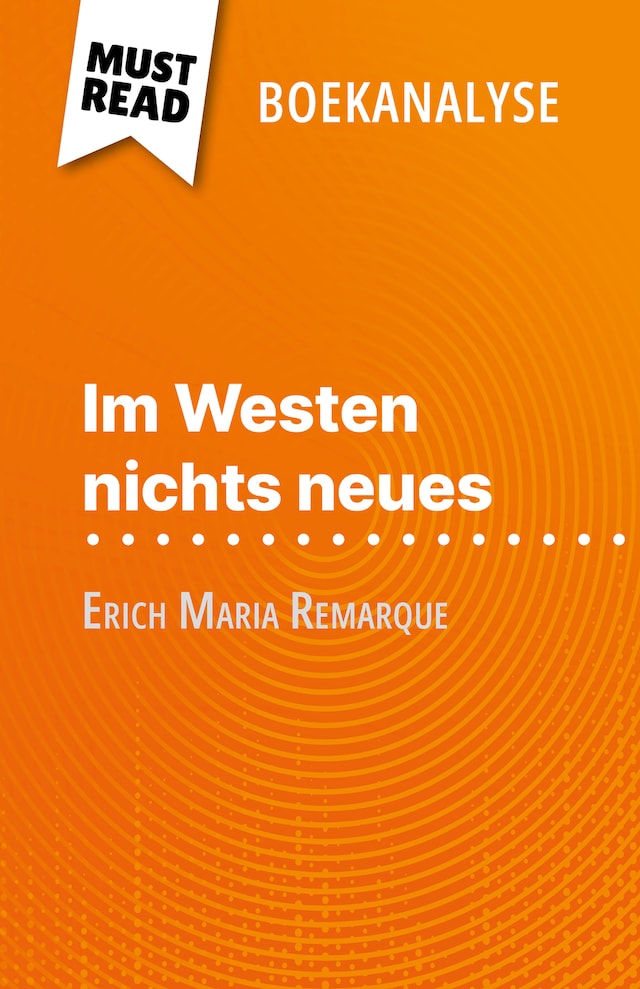 Buchcover für Im Westen nichts neues van Erich Maria Remarque (Boekanalyse)