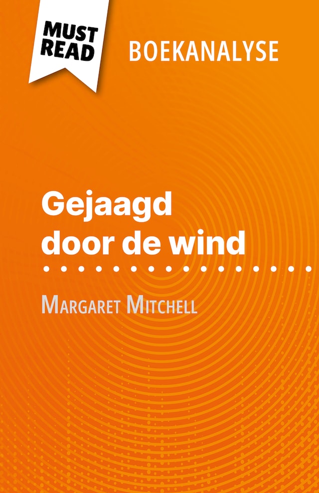 Okładka książki dla Gejaagd door de wind van Margaret Mitchell (Boekanalyse)