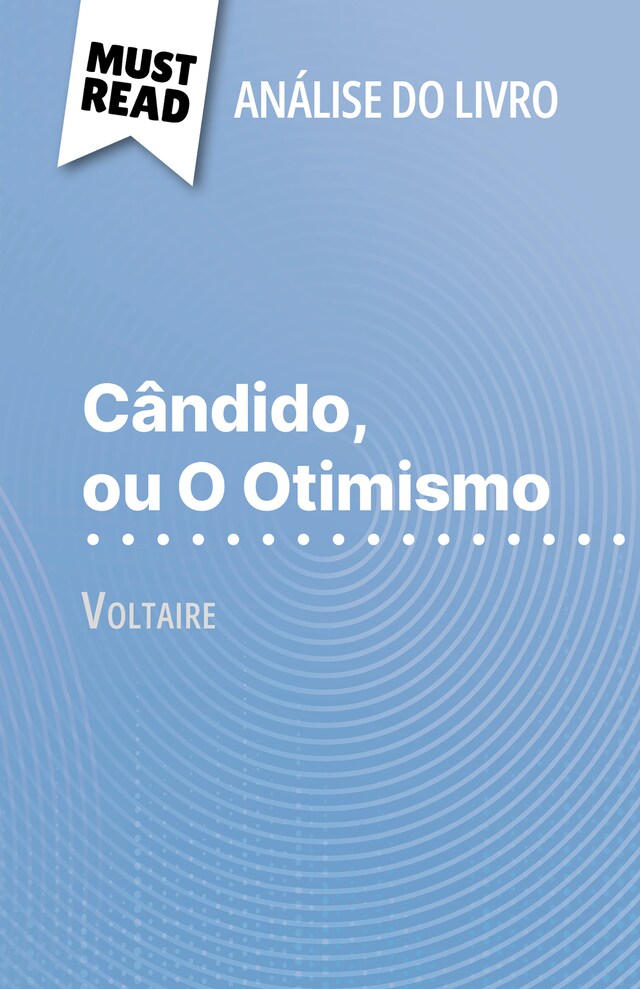 Book cover for Cândido, ou O Otimismo de Voltaire (Análise do livro)