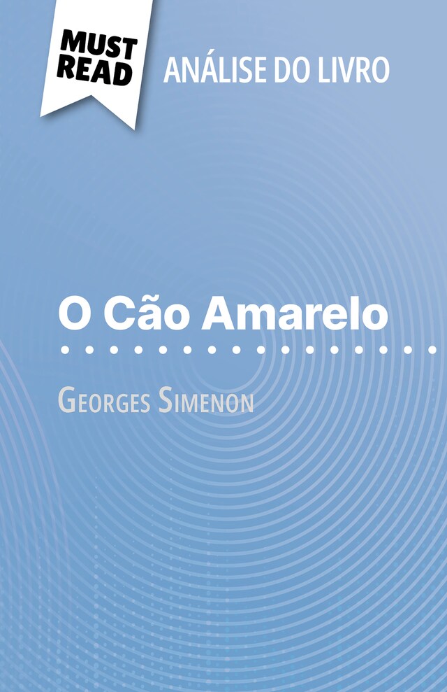 Book cover for O Cão Amarelo de Georges Simenon (Análise do livro)