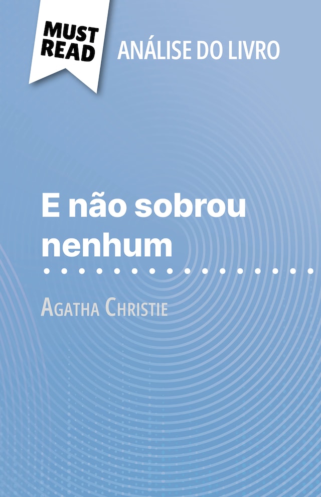 Buchcover für E não sobrou nenhum de Agatha Christie (Análise do livro)