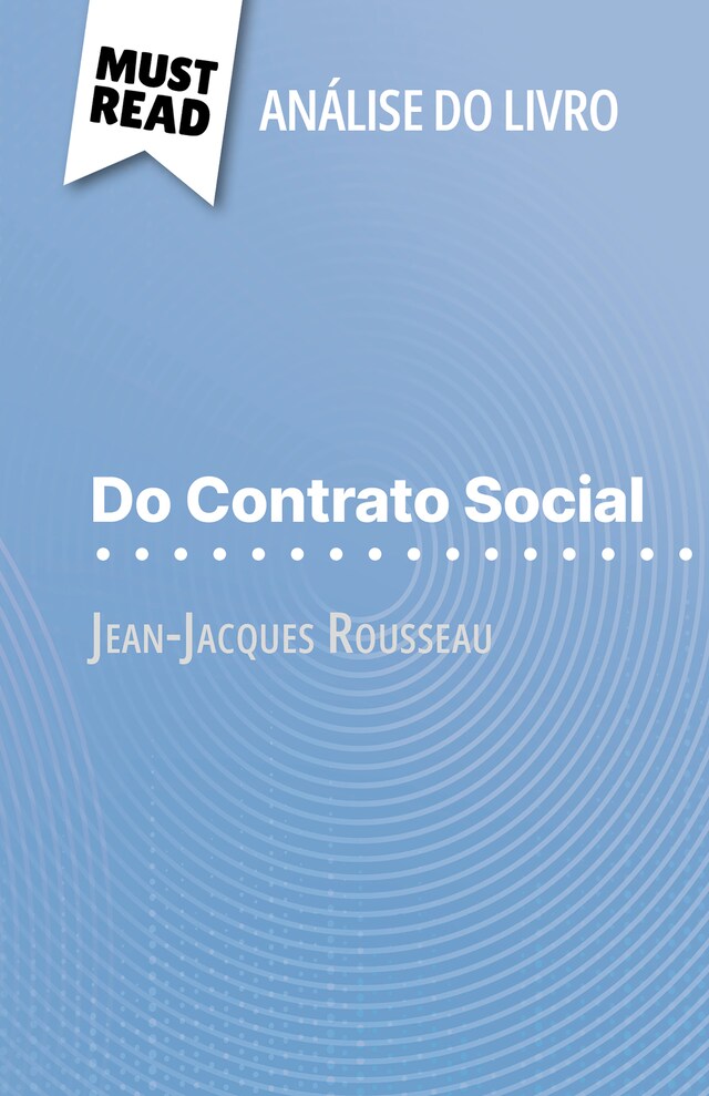 Book cover for Do Contrato Social de Jean-Jacques Rousseau (Análise do livro)