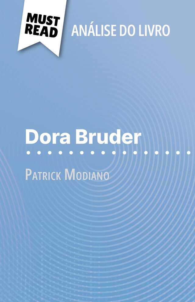 Book cover for Dora Bruder de Patrick Modiano (Análise do livro)