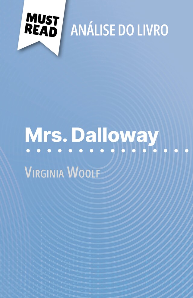 Book cover for Mrs. Dalloway de Virginia Woolf (Análise do livro)