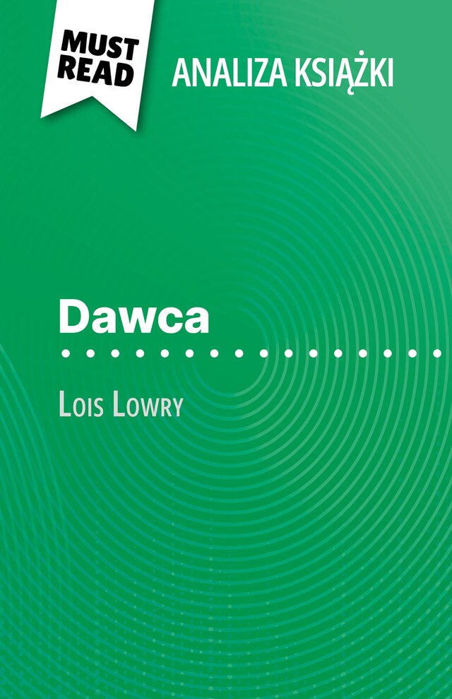 Book cover for Dawca książka Lois Lowry (Analiza książki)