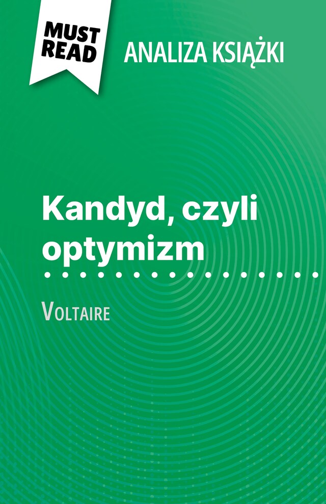 Book cover for Kandyd, czyli optymizm książka Voltaire (Analiza książki)