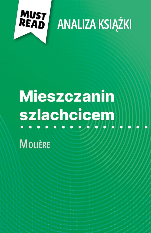 Book cover for Mieszczanin szlachcicem książka Molière (Analiza książki)