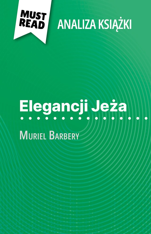 Book cover for Elegancji Jeża książka Muriel Barbery (Analiza książki)