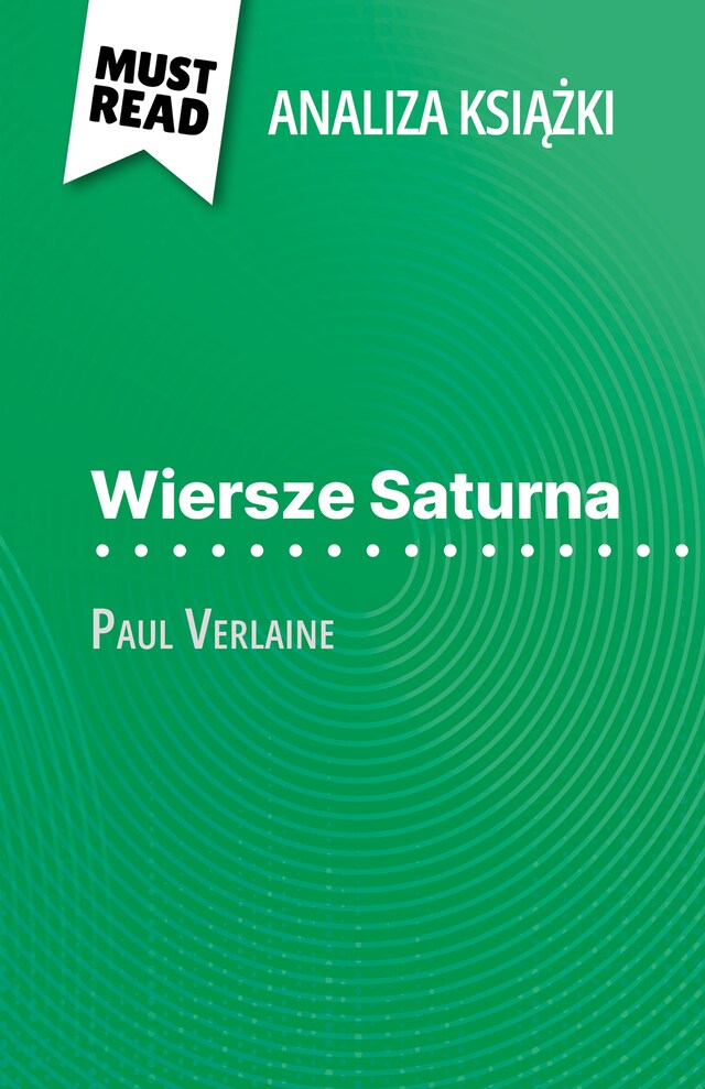 Kirjankansi teokselle Wiersze Saturna książka Paul Verlaine (Analiza książki)