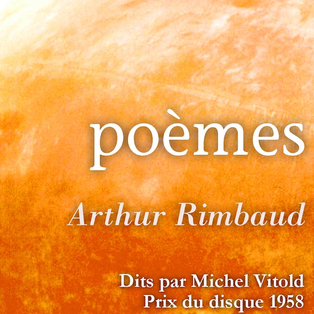 Portada de libro para Arthur Rimbaud lues par Michel Vitold