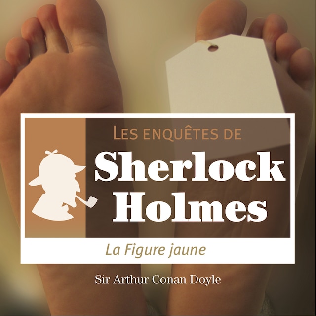 Kirjankansi teokselle La Figure jaune, une enquête de Sherlock Holmes