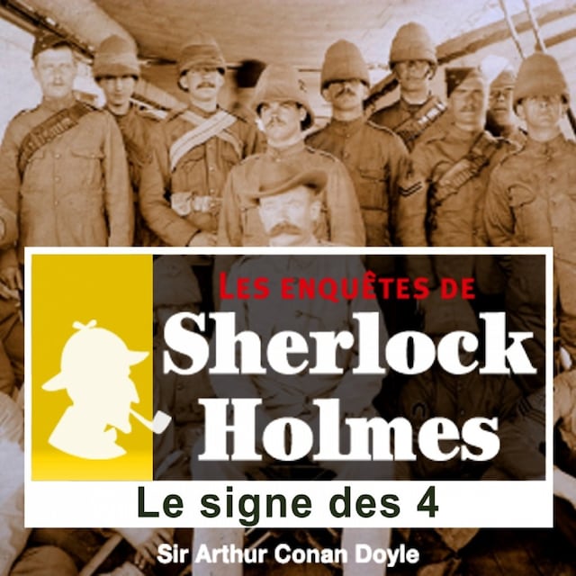 Boekomslag van Le Signe des quatre, les enquêtes de Sherlock Holmes