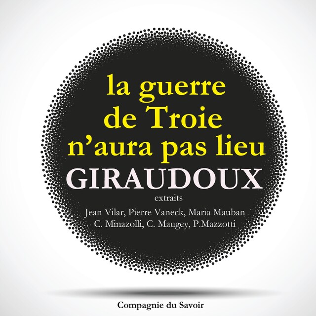 Kirjankansi teokselle La Guerre de Troie n'aura pas lieu, de Jean Giraudoux