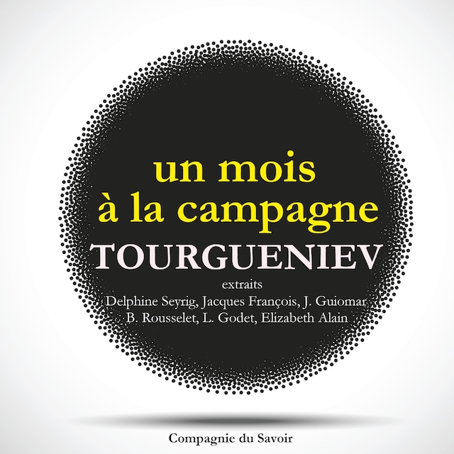 Okładka książki dla Un mois à la campagne, de Ivan Tourgueniev