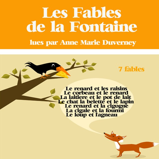 Book cover for 7 fables de La Fontaine