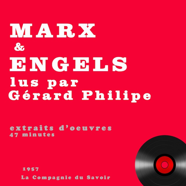 Book cover for Gérard Philipe lit Karl Marx et Engels