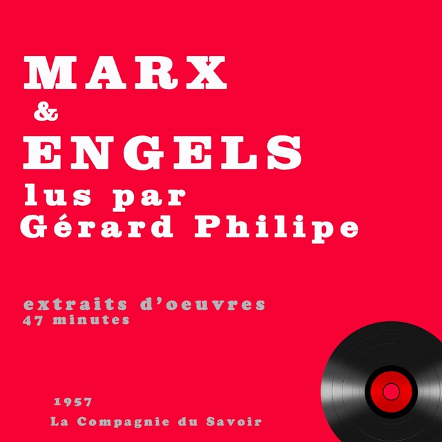 Bokomslag for Gérard Philipe lit Karl Marx et Engels