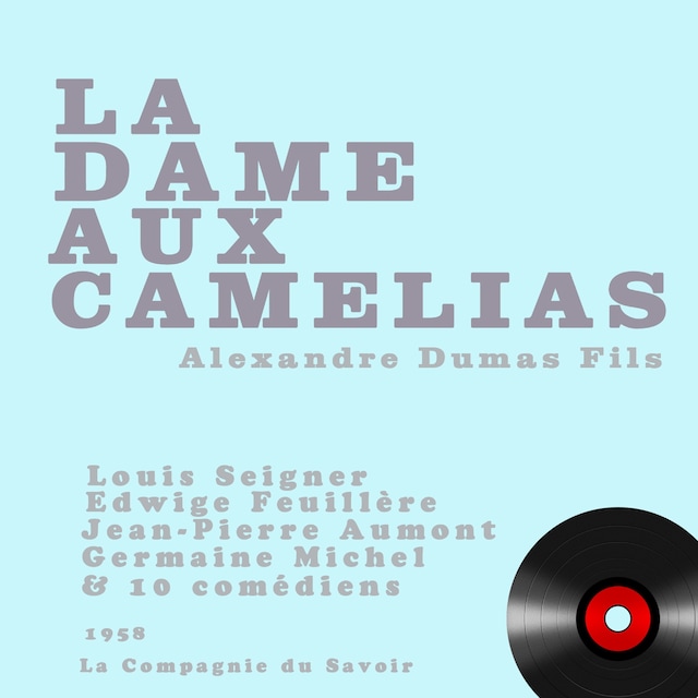 Okładka książki dla La Dame aux camélias