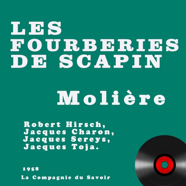 Boekomslag van Les Fourberies de Scapin