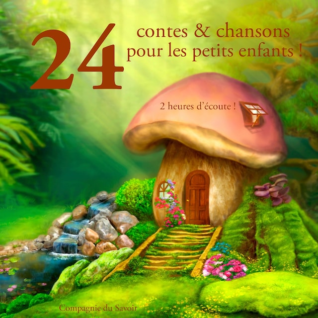 Book cover for 24 contes et chansons pour les petits enfants