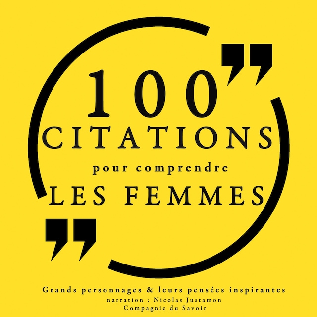 Book cover for 100 citations pour comprendre les femmes