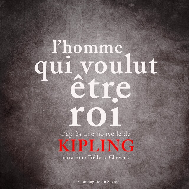 Book cover for L'Homme qui voulut être roi