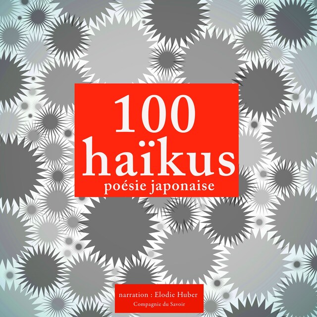 Book cover for 100 haikus, poésie japonaise