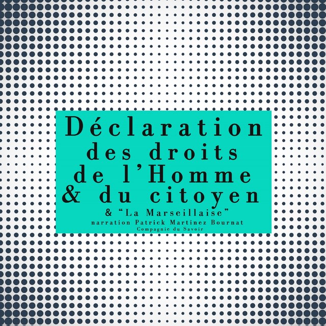 Bokomslag för La Déclaration des droits de l'Homme et du Citoyen