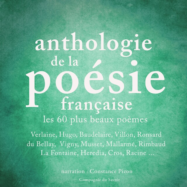 Boekomslag van Anthologie de la poésie française