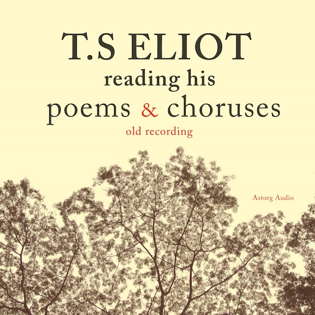 Boekomslag van T.S. Eliot Reading Poems