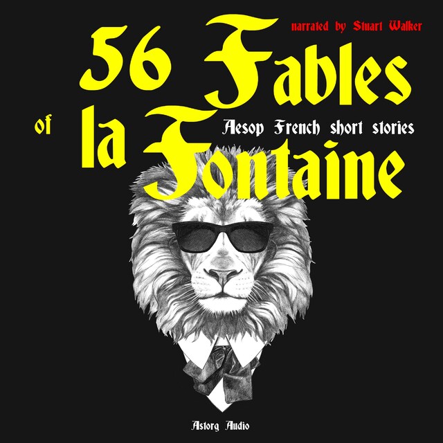 Book cover for 56 fables of La Fontaine