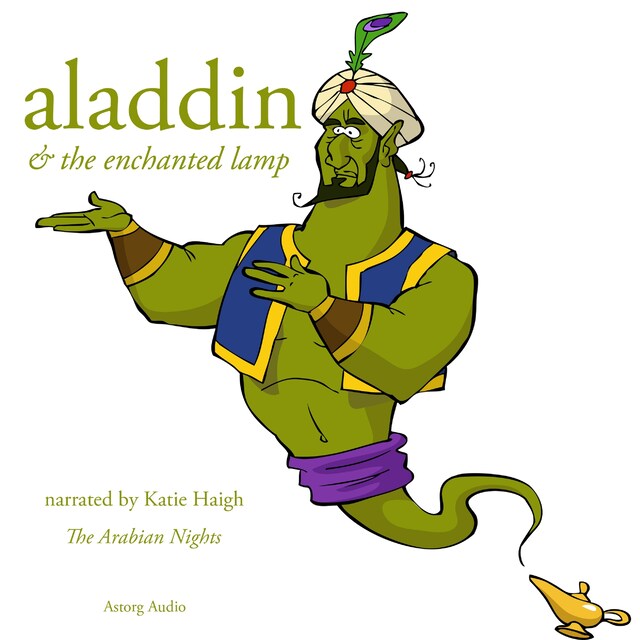 Book cover for Aladdin and the Enchanted Lamp, a 1001 Nights Fairy Tale
