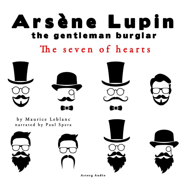Boekomslag van The Seven of Hearts, the Adventures of Arsène Lupin the Gentleman Burglar