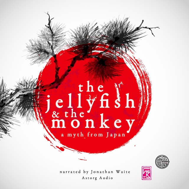Book cover for The Jellyfish and the Monkey, a Myth of Japan
