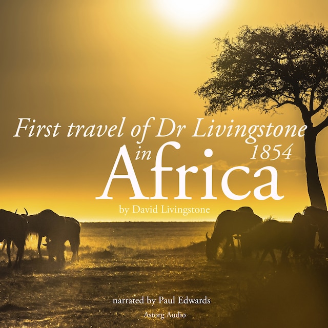 Book cover for First Travel of Dr Livingstone in Africa
